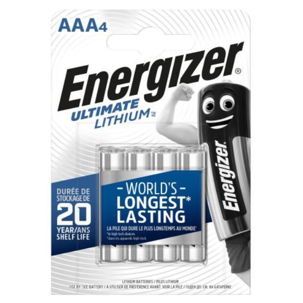 ENERGIZER Ultimate Lithium AAA CHP4